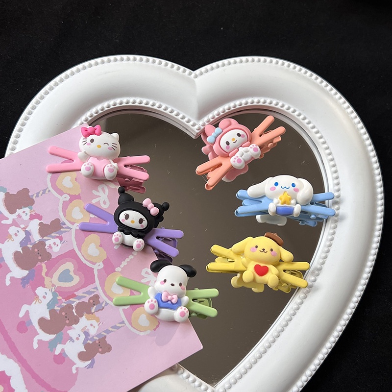 Kẹp Tóc Hoạt Hình Dễ Thương Chữ x Chỉnh Tư Thế Ngồi Thành cassia dog heart bangs