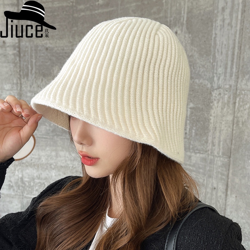 Mũ bucket Dệt Kim Chất Liệu cotton Thời Trang Mùa Thu Phong Cách Hàn Quốc