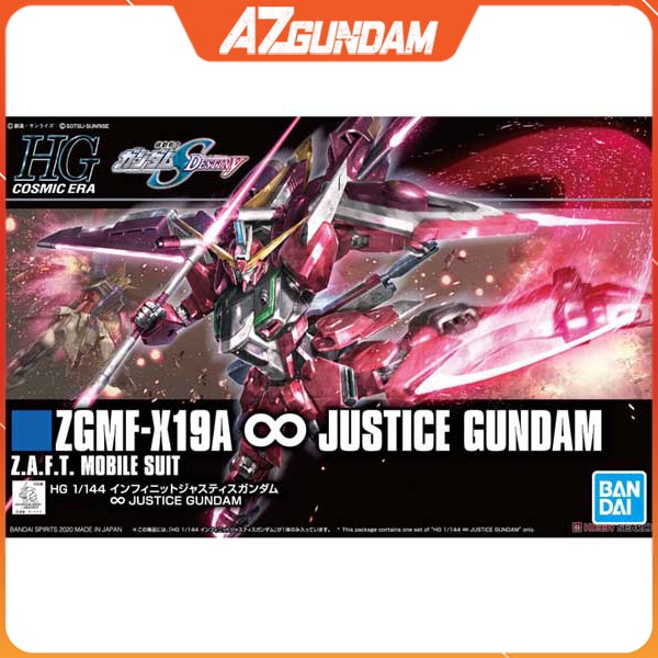 Mô Hình Gundam HG Infinite Justice Gundam Series HG CE Tỉ Lệ 1/144, Hàng Chính Hãng Bandai - Nhật Bản