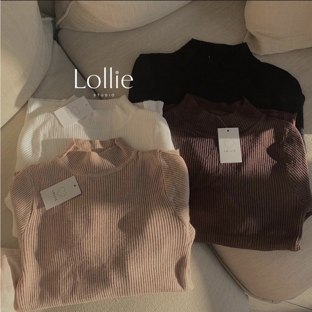 Áo len tăm body, áo len cổ 3 phân dệt ôm sát cơ thể, co giãn thoải mái khi sử dụng, người dưới 60kg mặc rất ok | BigBuy360 - bigbuy360.vn