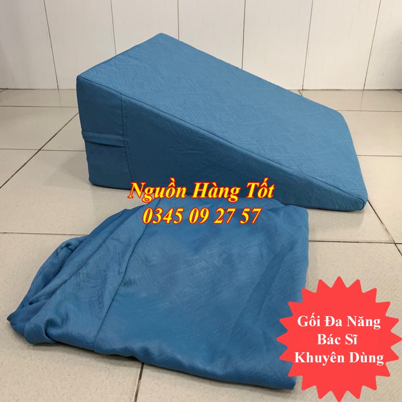 Gối Chống Trào Ngược Dạ Dày Ợ Nóng HARU 60x60x26cm - BH 12 Tháng
