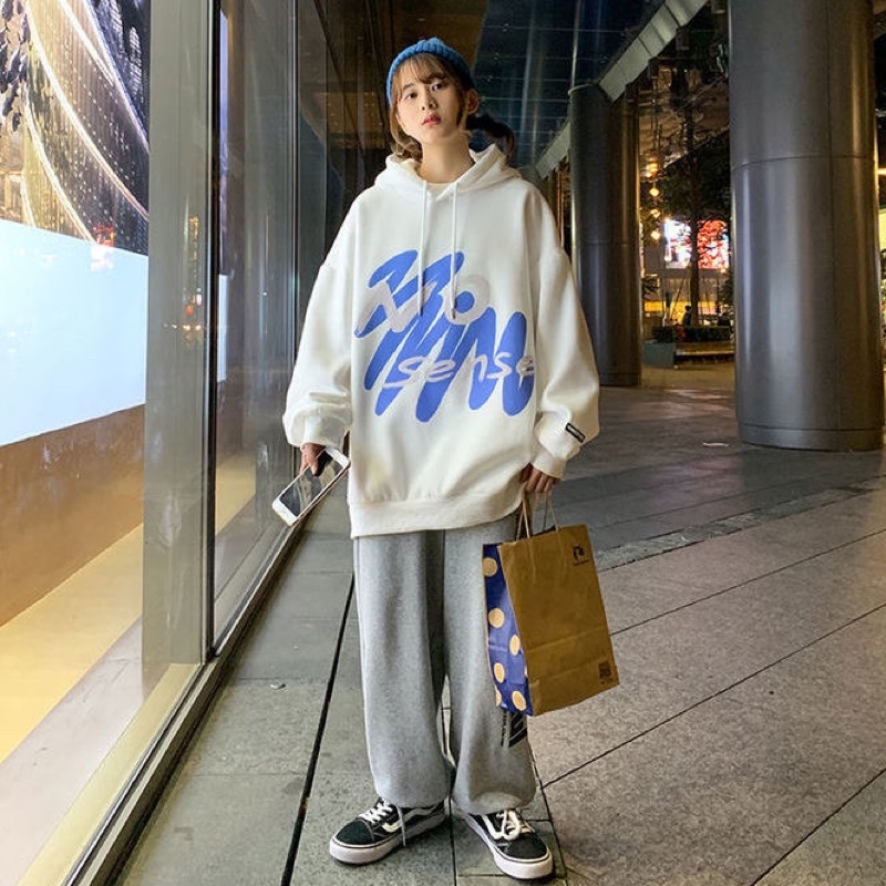 Áo nỉ bông nam nữ unisex , áo hoodie Sen có mũ 2 lớp dày mịn ấm free size phom rộng, phong cách hàn quốc in chữ siêu đẹp | BigBuy360 - bigbuy360.vn