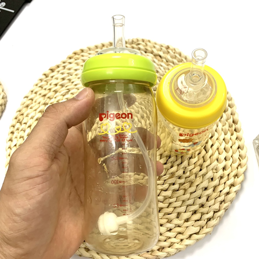 Bộ chuyển đổi bình sữa, Ống Hút Thay Thế Bình Sữa Cổ Rộng pigeon, Moyuum