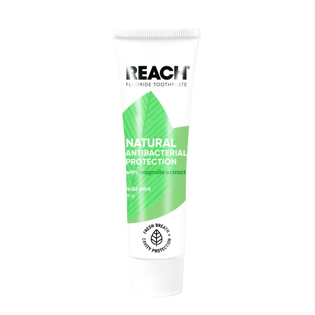 Kem đánh răng Reach Flouride Mild Mint 120gr - Hương Dịu nhẹ