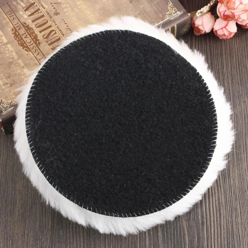 Miếng bông len nhân tạo cỡ 3/4/5/6/7inch đánh bóng xe ô tô tiện dụng