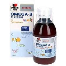 Siro OMEGA 3 Flussig Family Bổ Sung EPA, DHA & Vitamin Cho Trẻ Em Và Người Lớn, 250ml - TP056