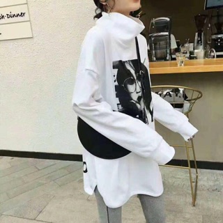 Áo nỉ cổ lọ
