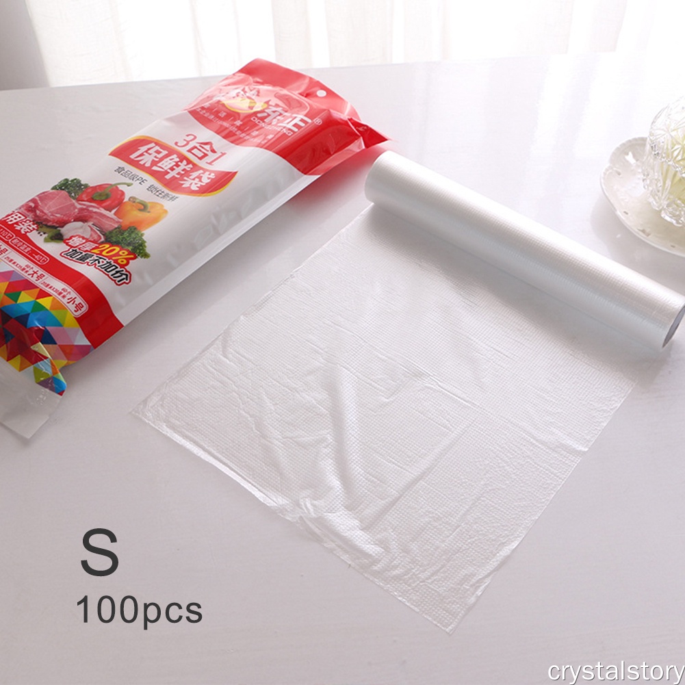 1 Roll Thickened Saran Wrap Vacuum Sealer General Food Saver Plastic Bag Food Storage Preservation Bags Packaging Film