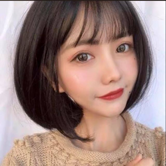 Tóc giả nữ đẹp ❤️❤️ FREESHIP ❤️❤️ nguyên đầu víc cúp d3050