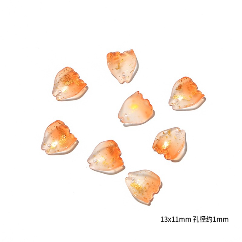 Bộ 10 Mặt Dây Chuyền Hình Hoa Hồng Bằng Thủy Tinh