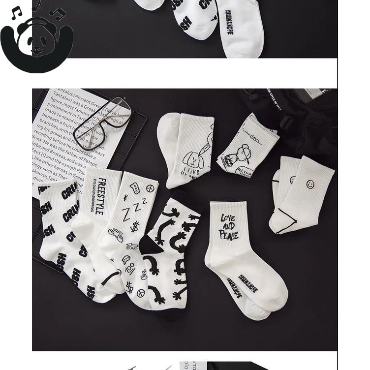 Vớ Thể Thao Dễ Thương Phong Cách Hàn Quốc Cho Nam Và Nữ