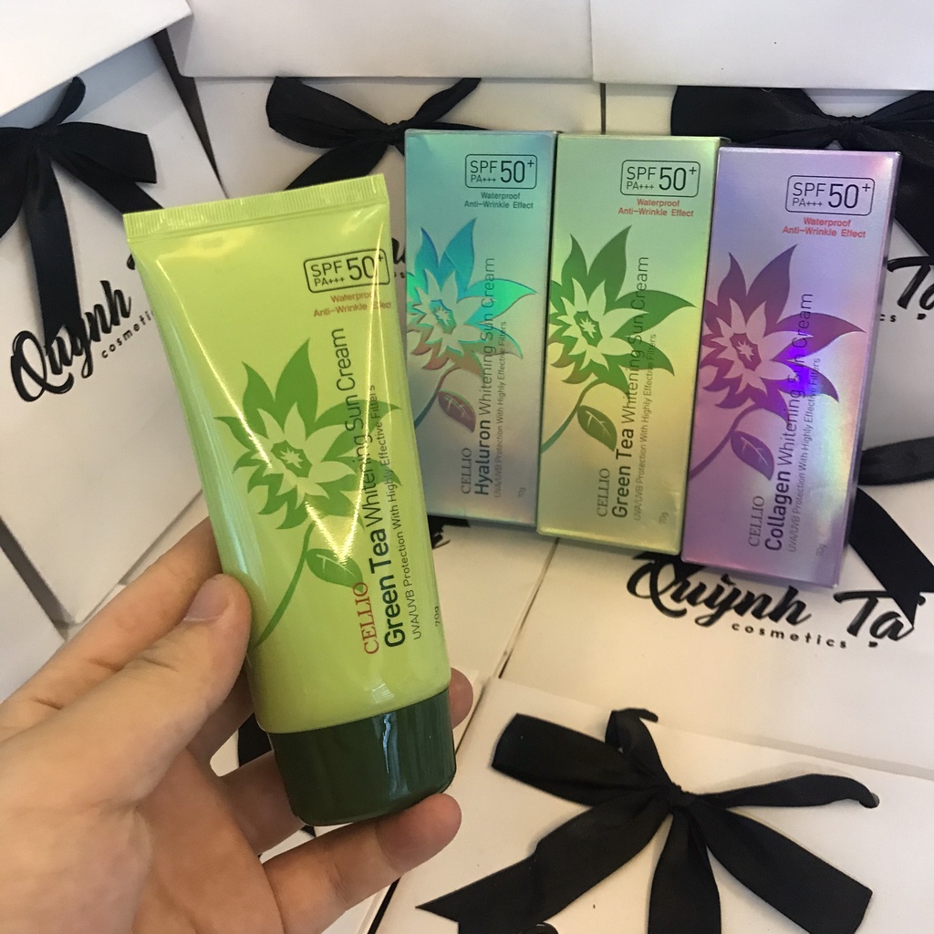 Kem Chống Nắng Cellio 💥Freeship💥 Kem Dưỡng Mịn - Thấm Nhanh Không Gây Nhờn Dính Cho Da SP13 | BigBuy360 - bigbuy360.vn