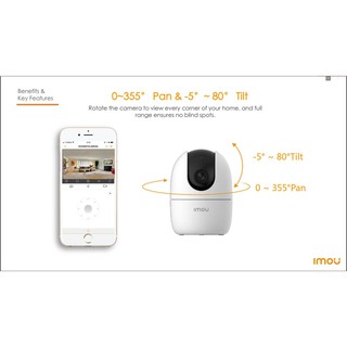 Camera IP Wifi 2.0MP Ranger 2 IPC-A22EP-IMOU