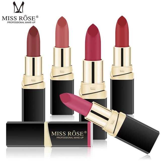 (hàng Mới Về) Son Môi Miss Rose Chống Thấm Nước Chuyên Dụng Cho Trang Điểm | BigBuy360 - bigbuy360.vn