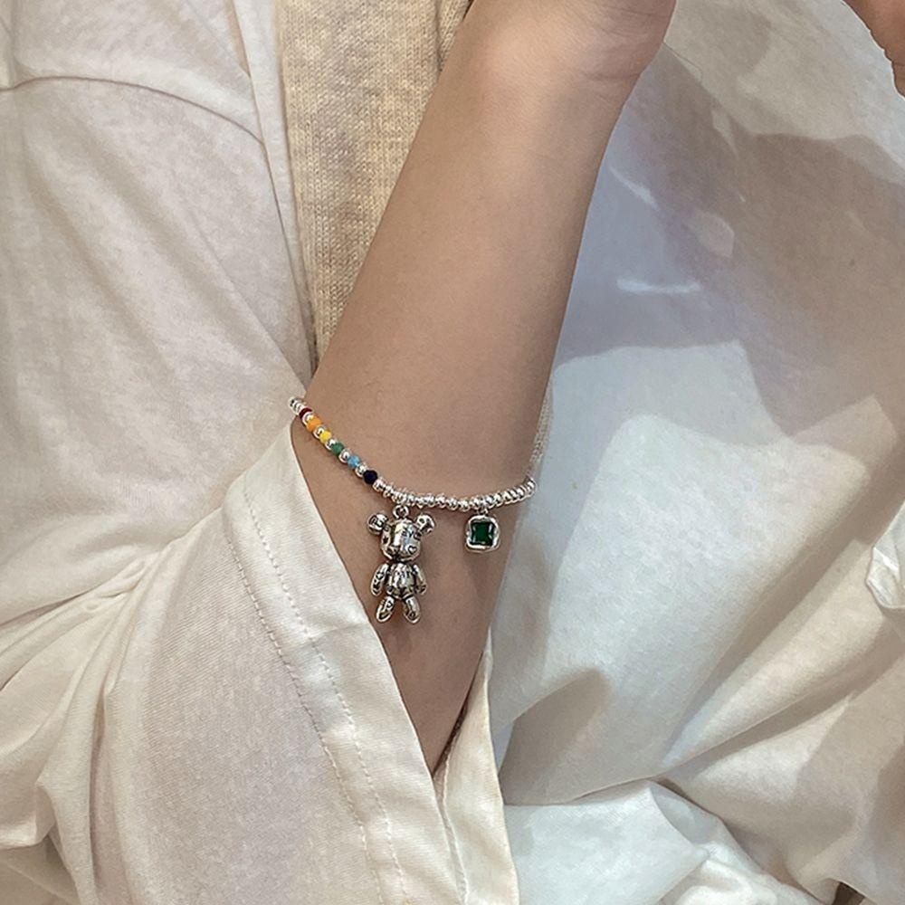 Vòng Tay Chuỗi Hạt VANES1 Thiết Kế Hoạt Hình Dễ Thương Thời Trang Hàn Quốc