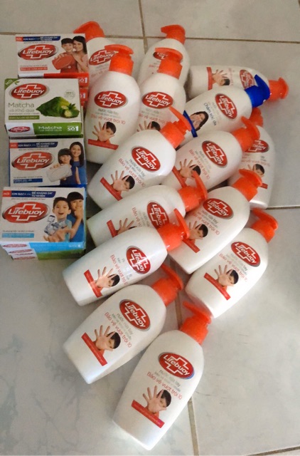 Combo 5 Chai Nước Rửa Tay Lifebuoy - Bảo vệ khỏi vi khuẩn - Chăm sóc da (180g-177ml) | BigBuy360 - bigbuy360.vn