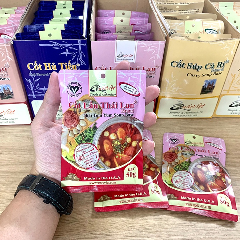 Gia vị cô đặc Quốc Việt bịch 50g -