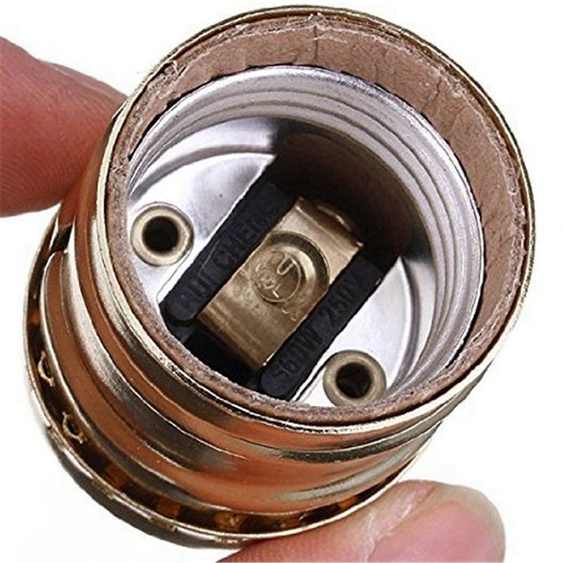 Chuôi Đèn E27 Kiểu Cổ Điển Không Dây Có Công Tắc Tiện Dụng