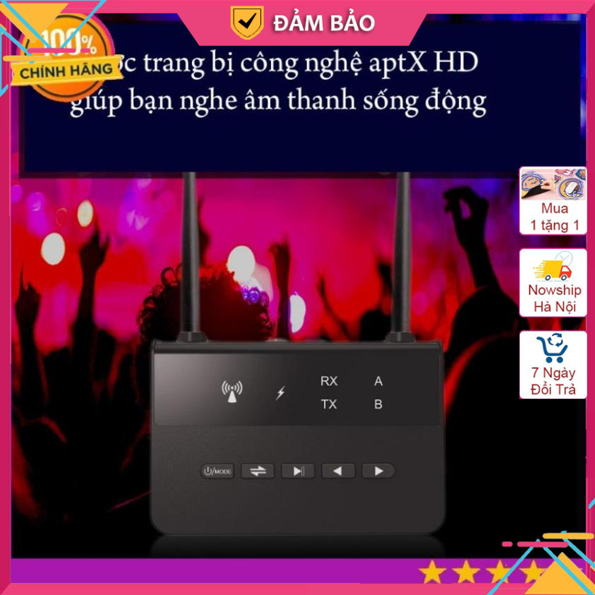 Bộ chuyển đổi bluetooth 5.0 bắt xa và chất lượng vượt trội