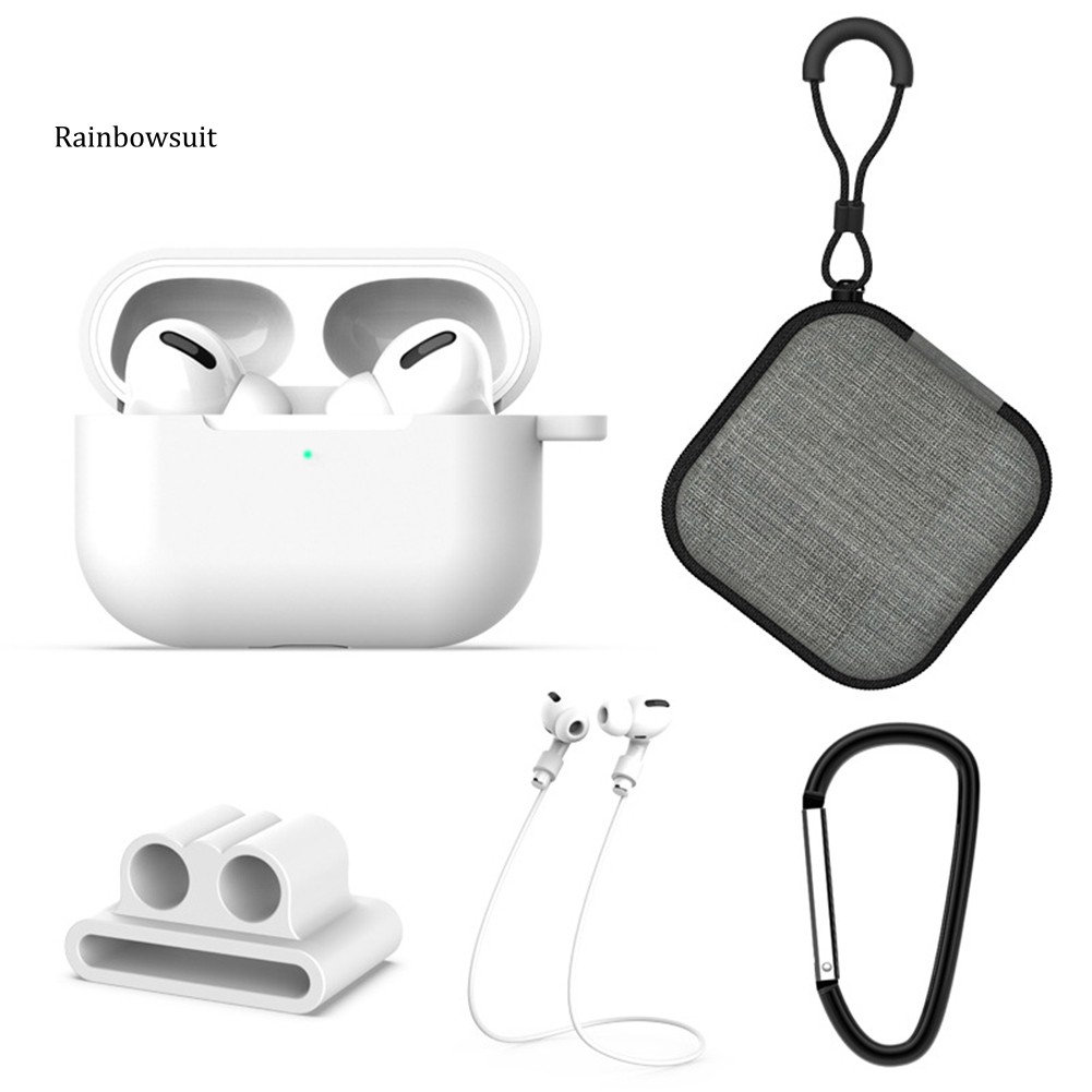 Set 5 Hộp Đựng Tai Nghe Airpod Bằng Silicon Cao Cấp Tiện Dụng