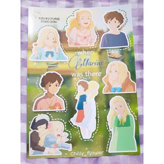 Sticker Marnie trong ký ức- Studio Ghibli trang trí