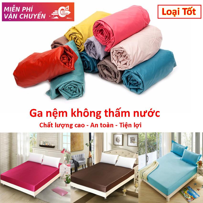 ( LOẠI TỐT )Ga bọc nệm chống thấm 1m6 x 2m Ga chống thấm nước cao cấp chất liệu an toàn êm ái dễ dàng vệ sinh