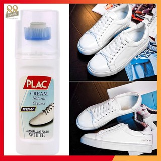 Nước Vệ Sinh Giày Plac 100ml Đầu Cọ Lau Sạch Đánh Bay Vết Bẩn Trên Giày Mà Không Cần Giặt. Nước Lau Rửa Giày
