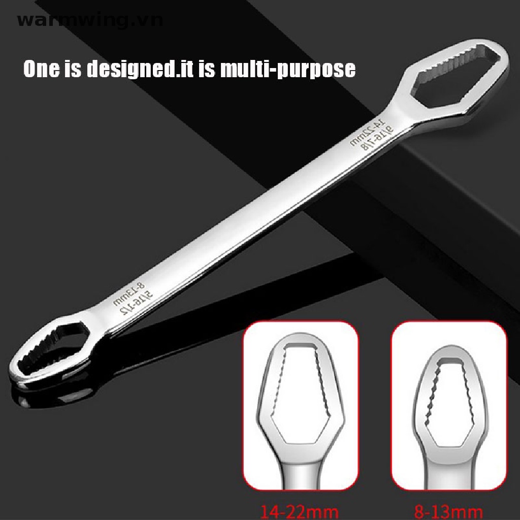 Cờ lê đa năng tự thắt chặt 2 đầu 8-22mm