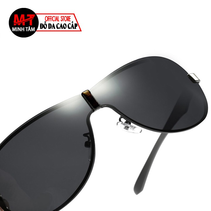 [Mã FASHIONMALLT4 giảm 15% tối đa 30K đơn 150k] Mắt kính Minh Tâm thời trang phân cực unisex MT505 , đen | BigBuy360 - bigbuy360.vn