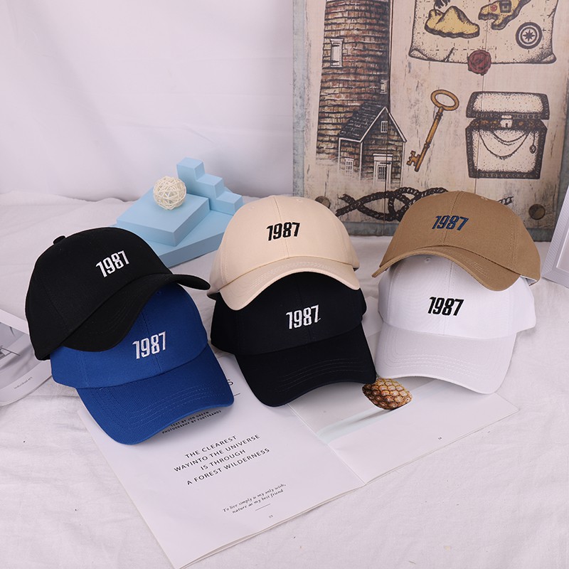 Mũ lưỡi trai thêu năm 1987 độc đáo -LOPDOP OFFICAL MU74