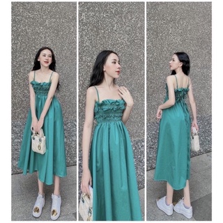 đầm maxi dây