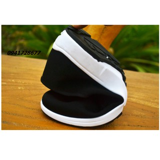Giày lười thể thao nam Black