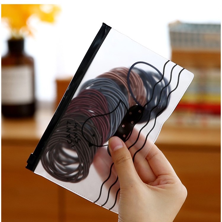Set 100 Dây Cột Tóc Nhiều Màu Siêu Dễ Thương