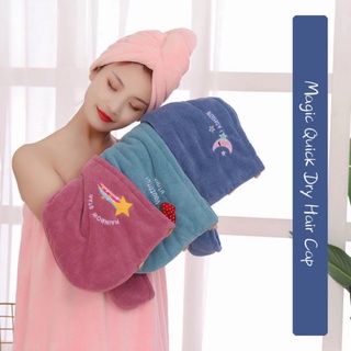 Khăn Quấn ủ Tóc Siêu Thấm Hút, Lau Khô Siêu Tốc