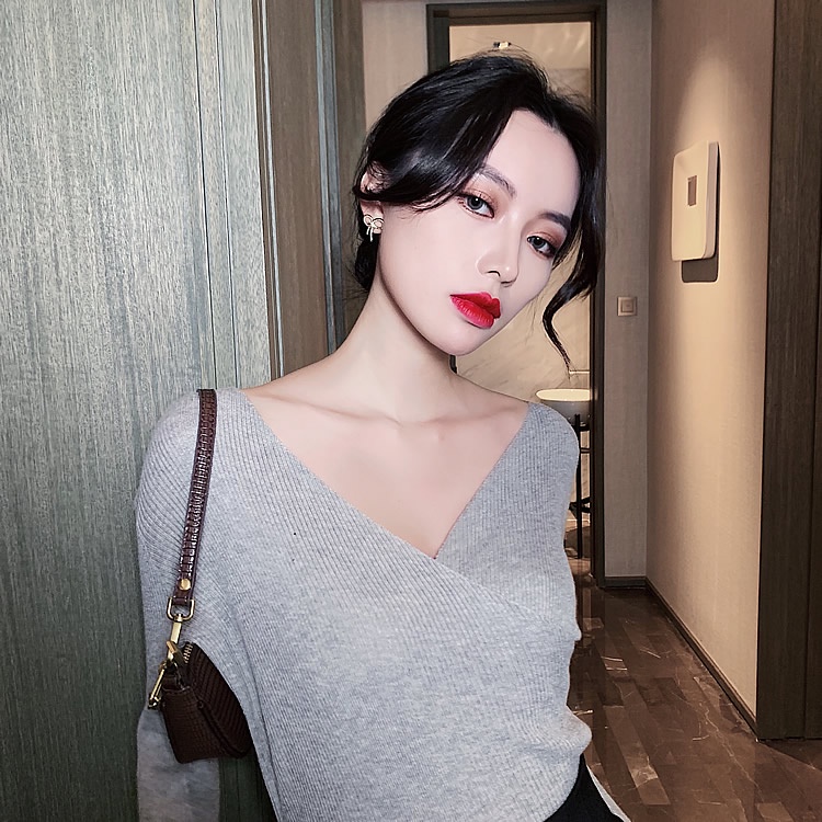 Bông tai mạ bạc 925 hình nơ đơn giản cho nữ