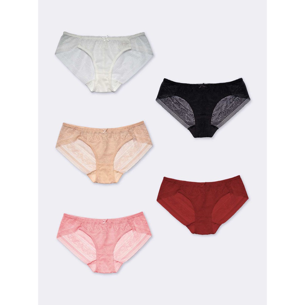 Combo 05 quần lót VERA dáng bikini ren 8102