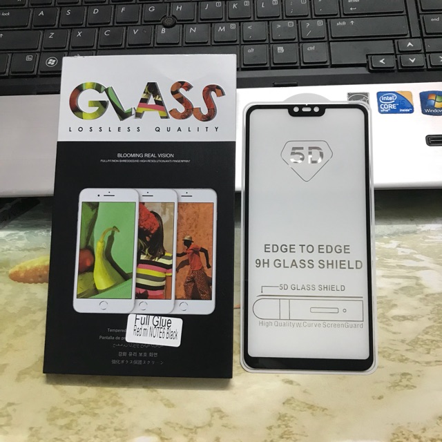 Kính cường lực 5D full màn xiaomi redmi note 6 full keo