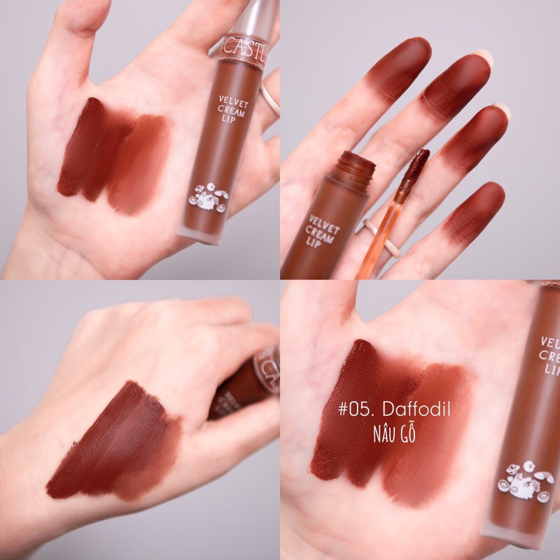 [MUA 1 TẶNG 1] SON KEM DARLING VELVET CREAM LIP | UNICORN CASTLE | Thế Giới Skin Care