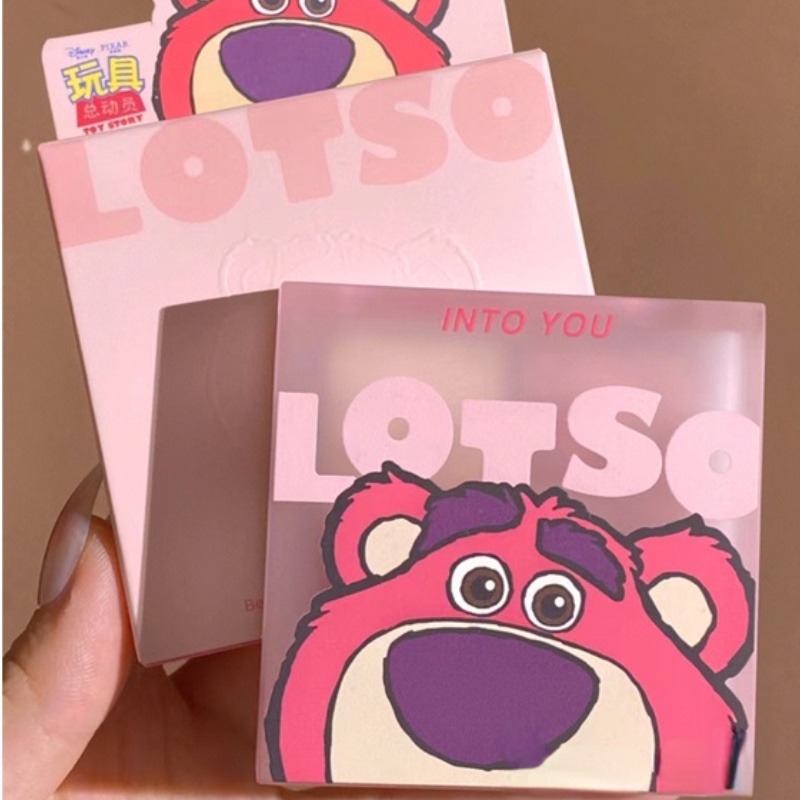 Bảng Phấn Mắt 4 Màu Lì Ánh Kim INTO YOU Strawberry Bear