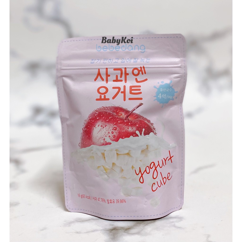 SỮA CHUA khô hoa quả sấy lạnh BEBEDANG Hàn Quốc (date 11/2022)