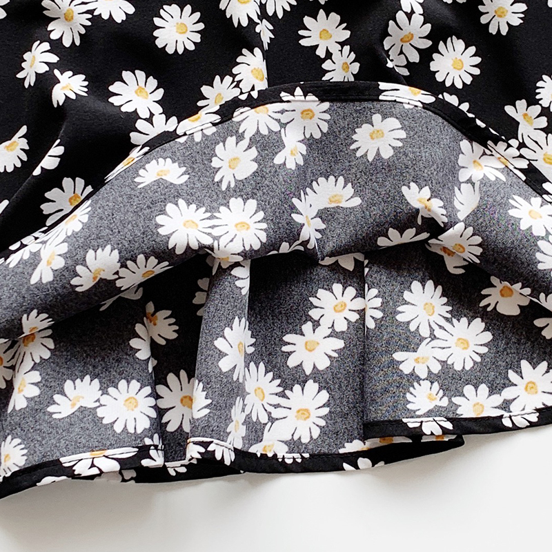 Đầm Hoa Cúc Dễ Thương Hàn Quốc Cho Bé Gái