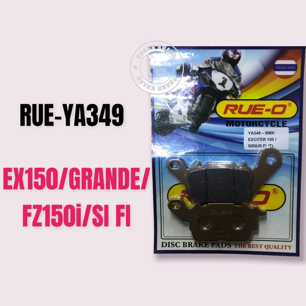 Bố thắng đĩa exciter, sirius, airblade, sonic, cbr, vision, sh, winner Thái Lan bảo hành 6 tháng RUE-O cho xe