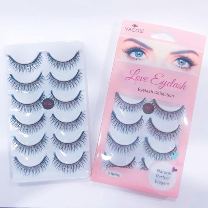 Lông mi giả Vacosi Love Eyelash 6 cặp