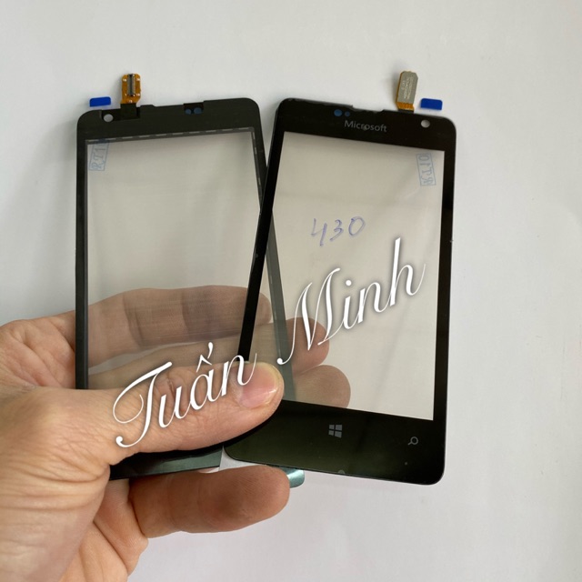 Cảm ứng Lumia 430 tặng keo dán E8000