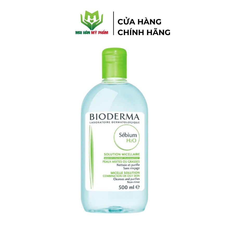 Nước tẩy trang da Nhờn - Mụn Bioderma Sebium H2O 100ml-250ml-500ml | BigBuy360 - bigbuy360.vn