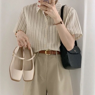 Giày mary jane da mềm đế thấp (có ảnh thật)