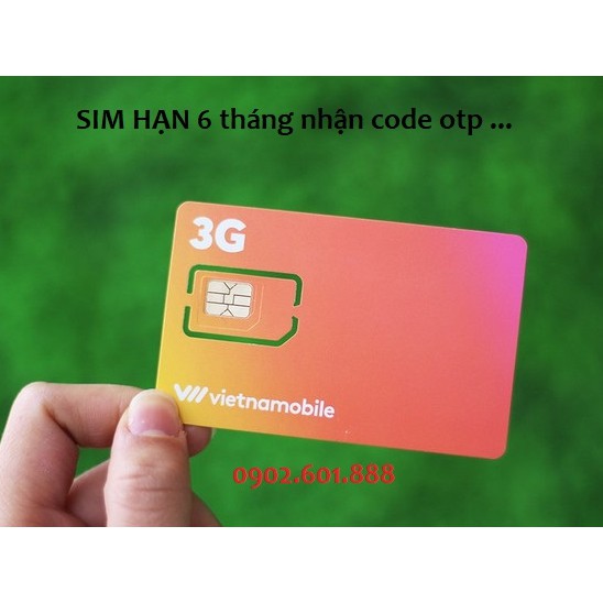 SIM VIETNAMOBILE hạn dùng 6 tháng nhận code tạo tài khoản .......