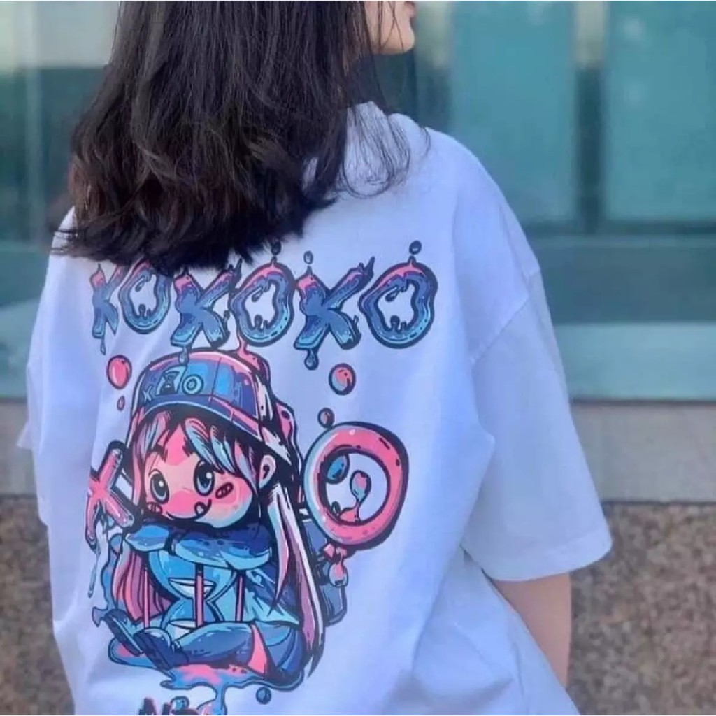 [FREESHIP] Áo Thun Unisex XO XO XO BÉ GÁI TÓC DÀI Siêu Hot Thời Trang