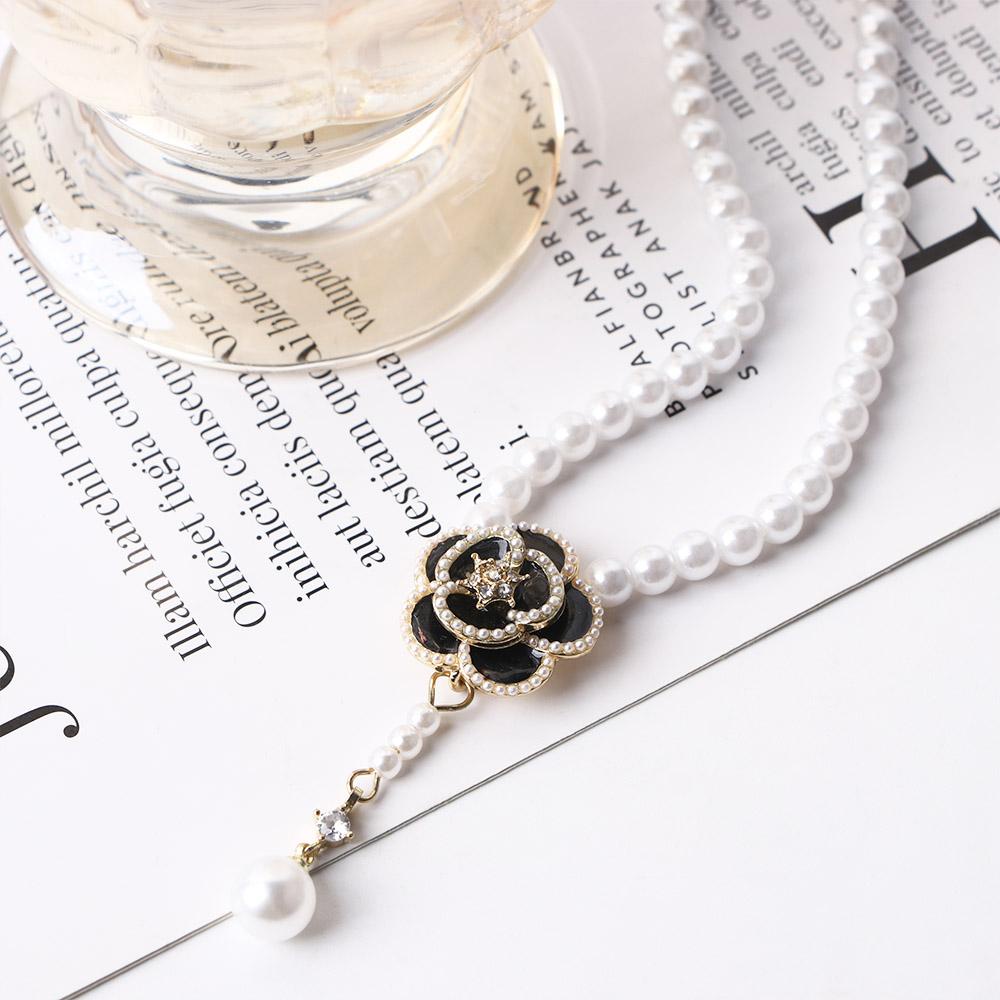 Vòng cổ Mặt Hoa Trà Thời Trang Cho Nữ