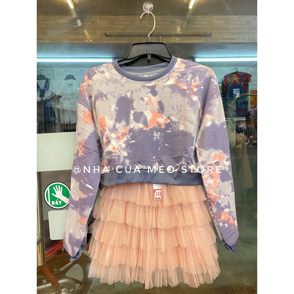 Áo sweater loang thời trang [NHÀ CỦA MÉO]